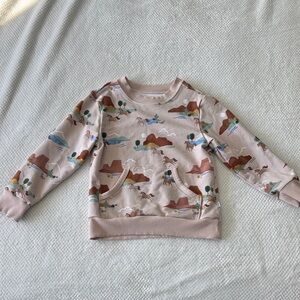 Little Sleepies 4T Desert Print Long Sleeve Sweatshirt